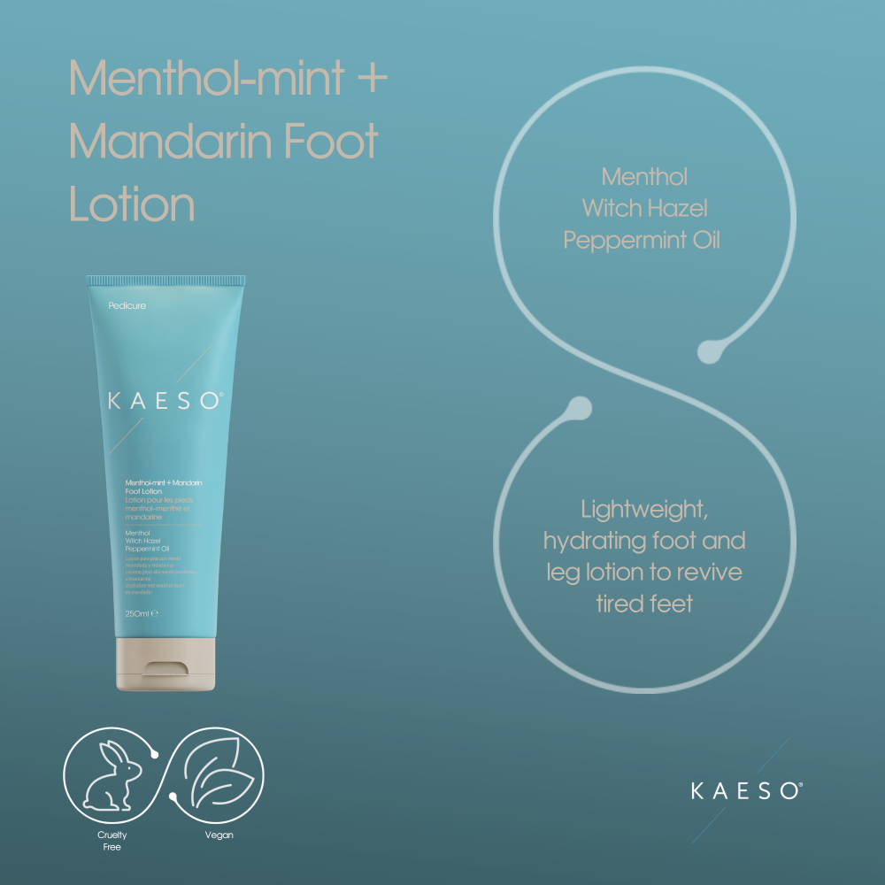 Kaeso Pedicure Menthol-Mint + Mandarin Foot Lotion 485ml