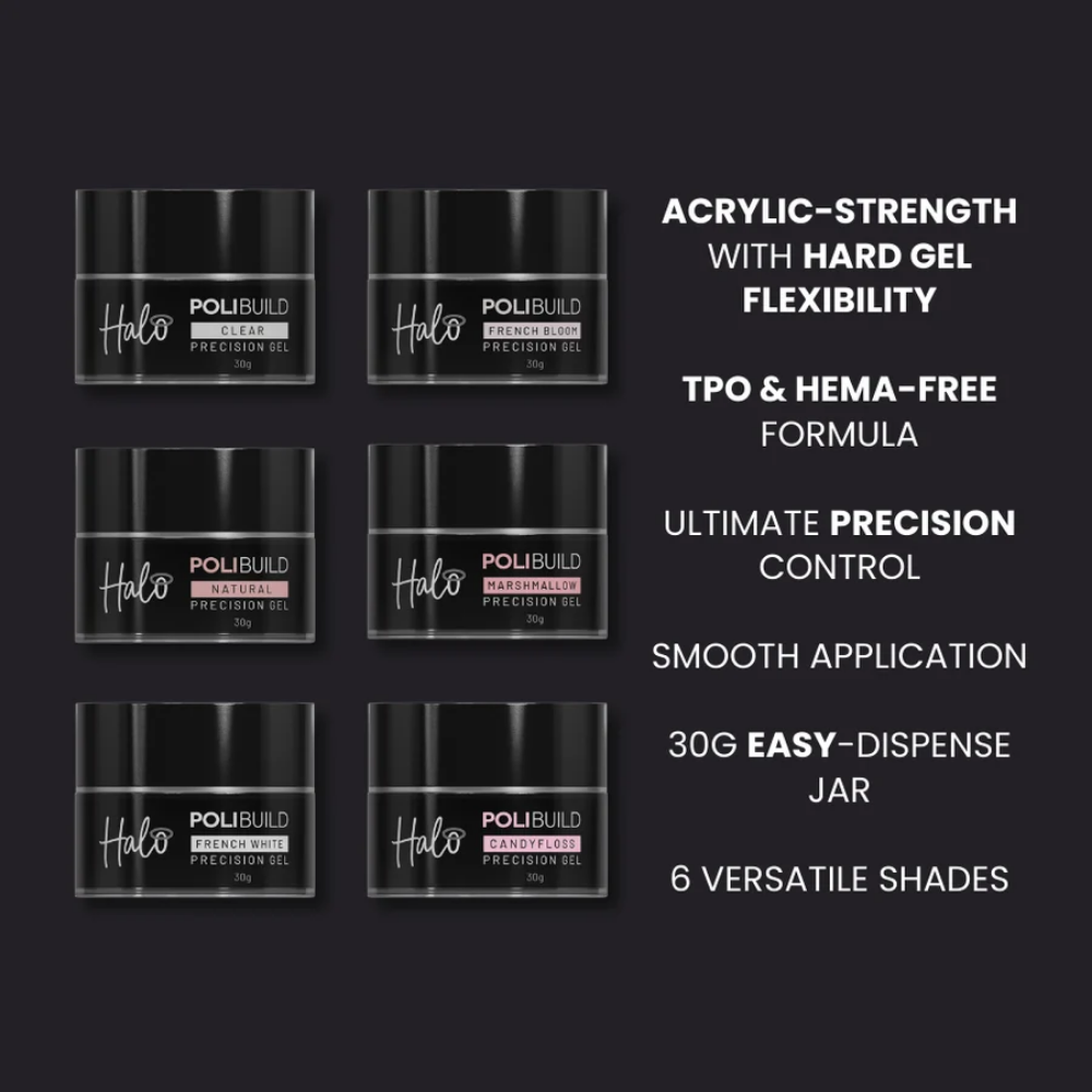Halo PoliBuild Precision Nail Gel Marshmallow 30g