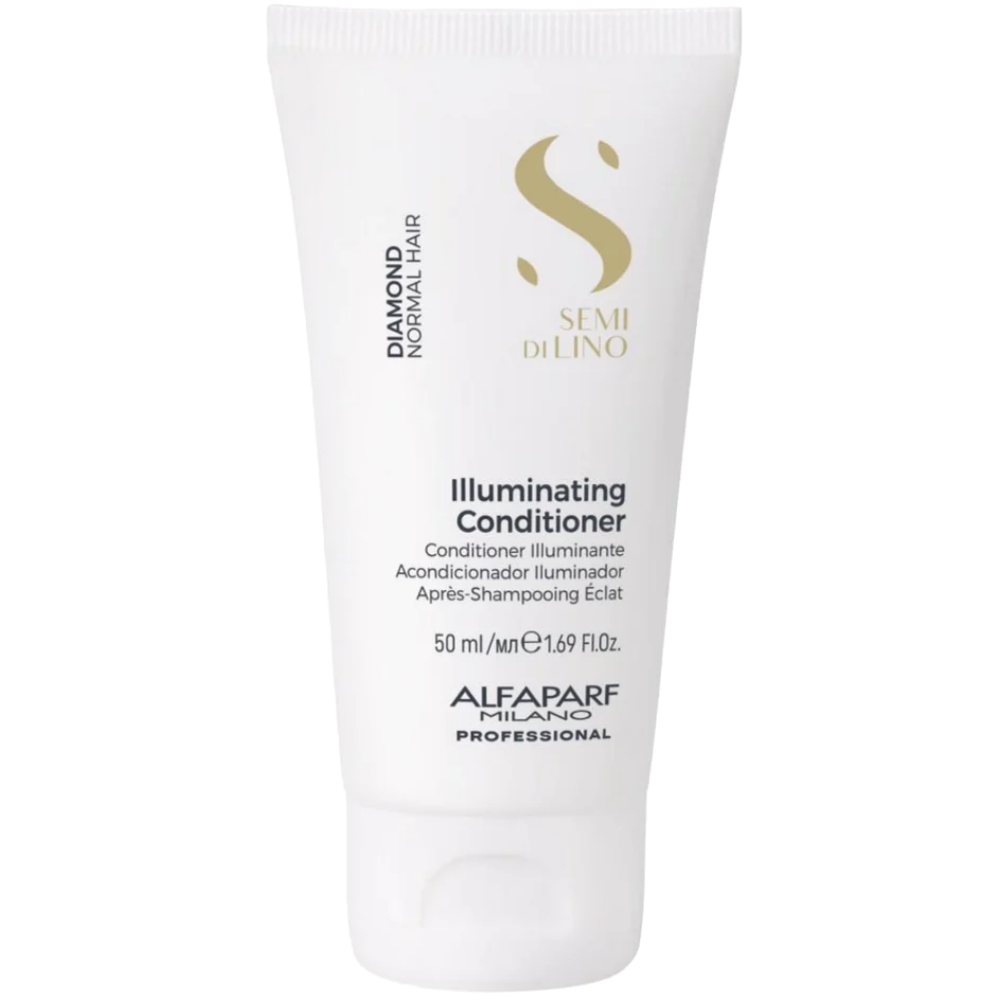 Alfaparf Milano Semi Di Lino Diamond Illuminating Shampoo 75ml & Conditioner 50ml Twin