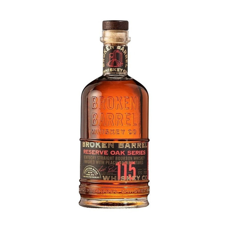 Broken Barrel Reserve Oak Series Peach Brandy Finish Kentucky Straight Bourbon Whiskey