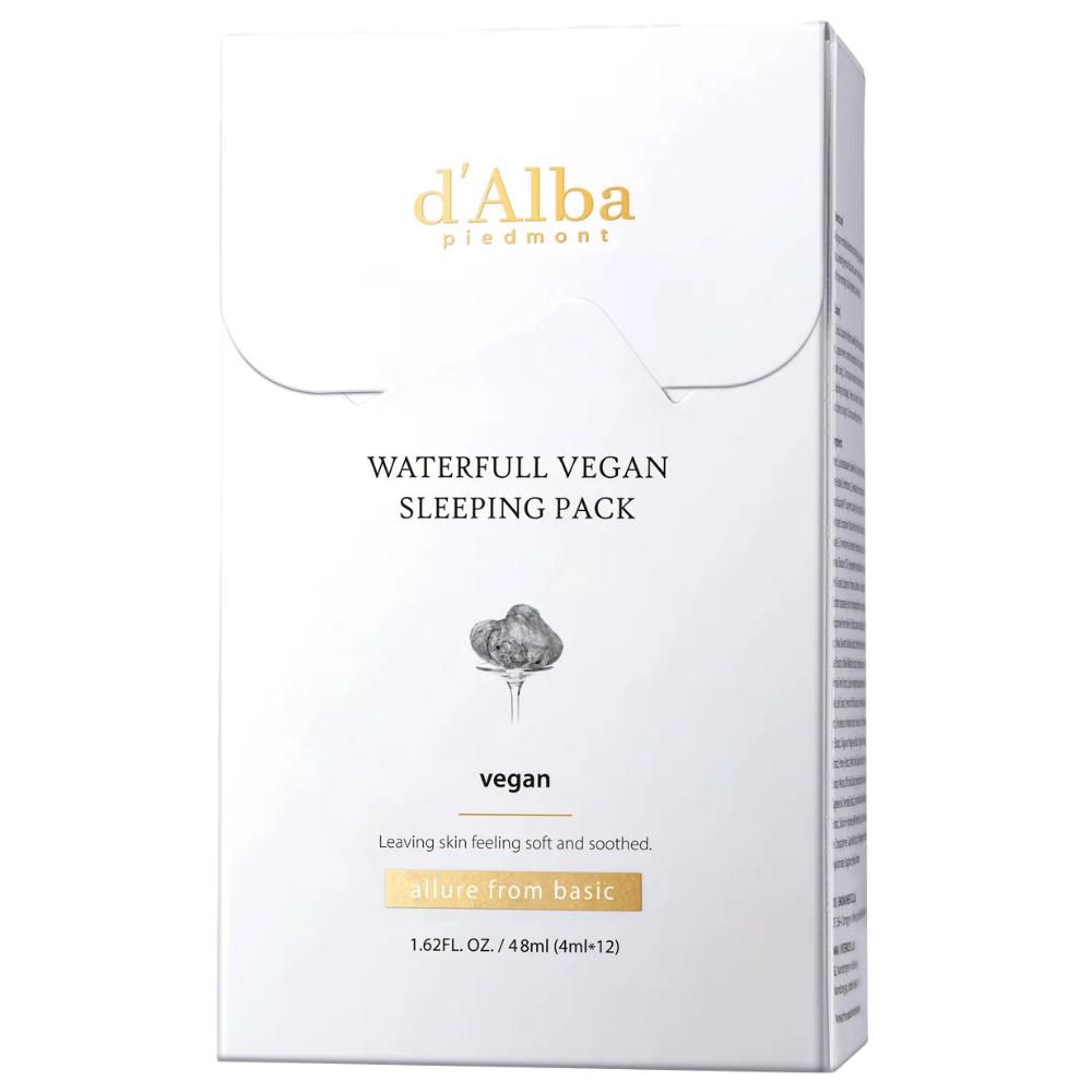 D'Alba Waterfull Vegan Sleeping Pack 12 x 4ml