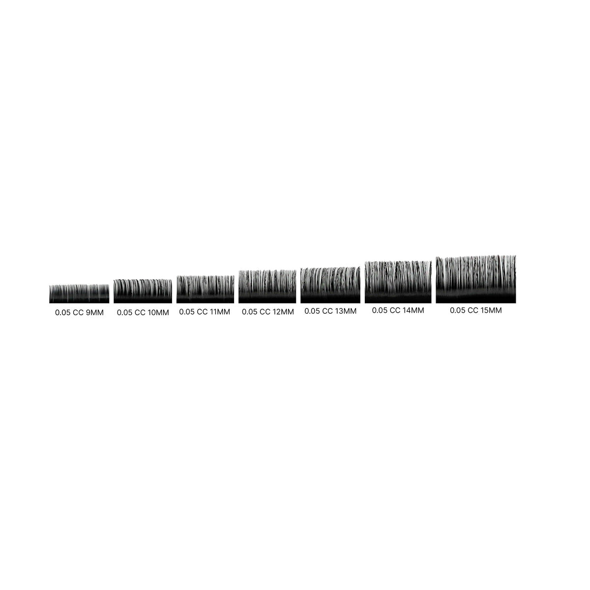 Mixed Length Lash Extension Trays