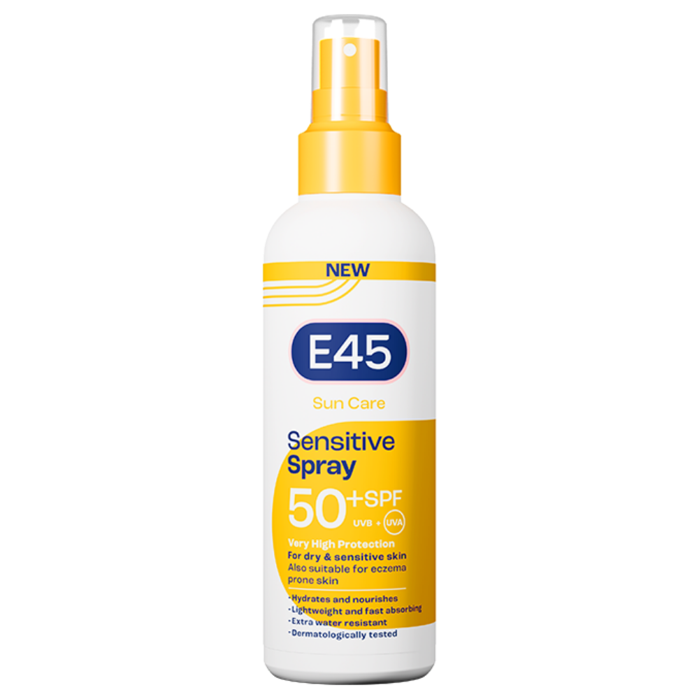 E45 Sun Care Sensitive Body Spray SPF50+ 180ml