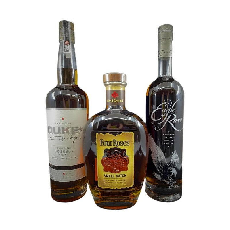 Eagle Rare, Four Roses, and Duke Bourbon Bundle