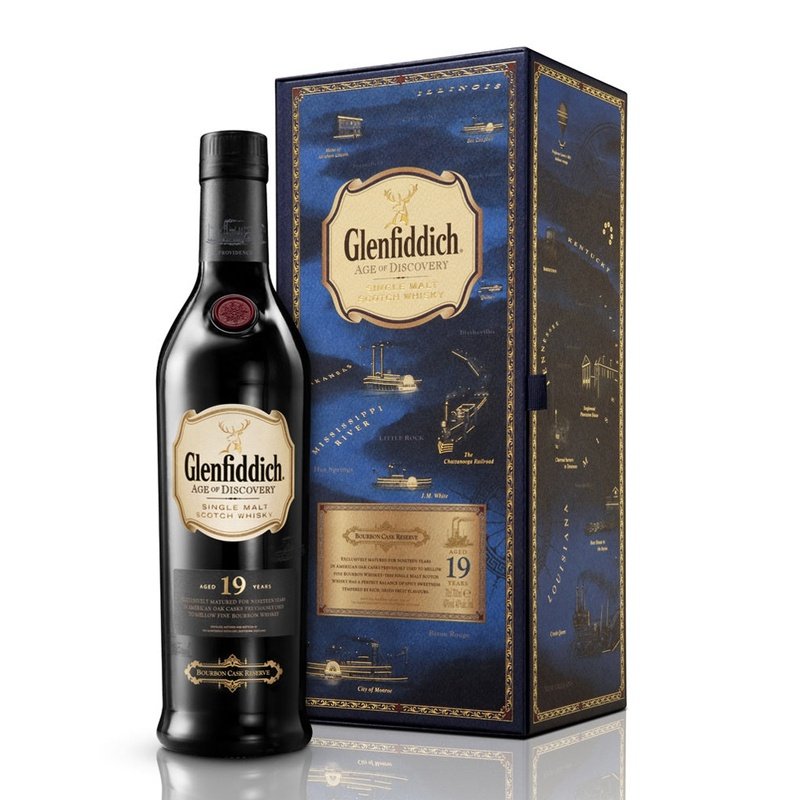 Glenfiddich 'Age of Discovery' 19 Year Old Bourbon Cask Reserve Single Malt Scotch Whisky