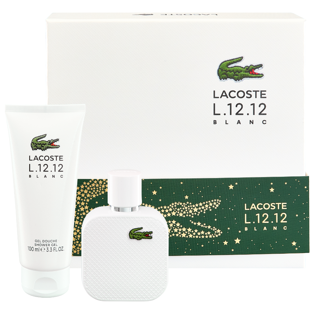 Lacoste L.12.12 Blanc Men Eau De Toilette Gift Set 50ml