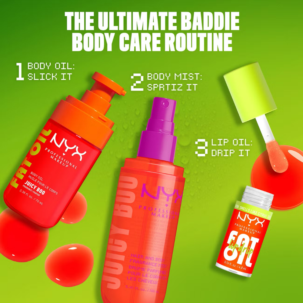 NYX Professional Makeup Fat Oil Body Oil Juicy Boo 20ml