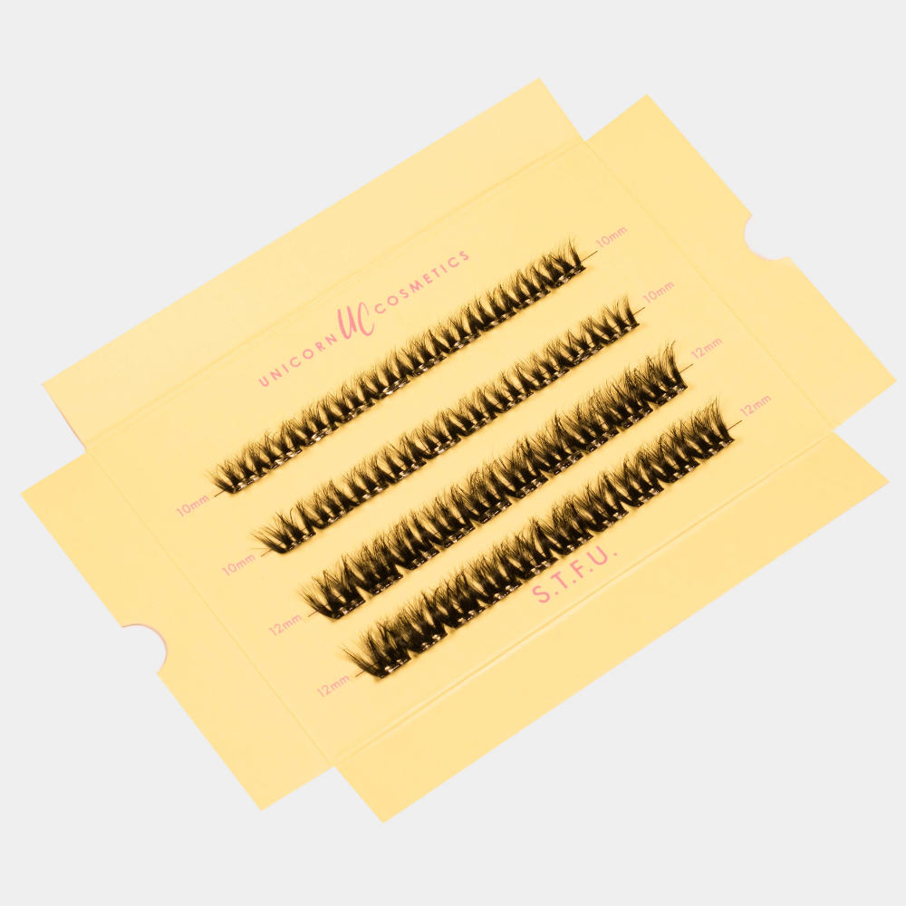 Unicorn Cosmetics S.T.F.U. Super Pre-Glued Lashes Black 10-12mm