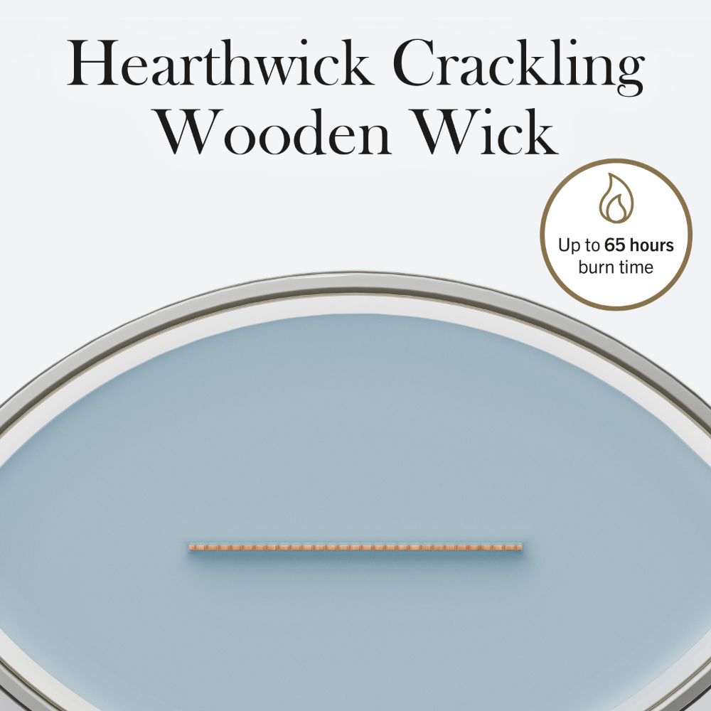 WoodWick Lakeside Mist Ellipse Jar Candle