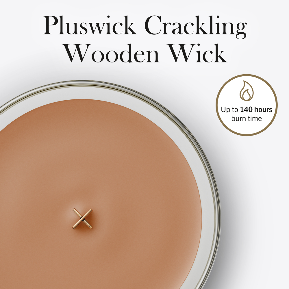 WoodWick Trilogy Cafe Macchiato Large Hourglass Jar Candle