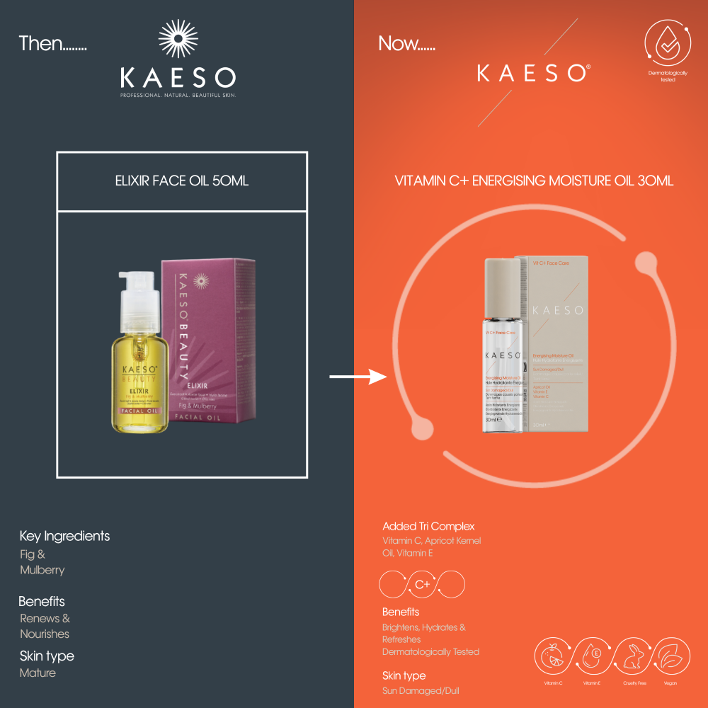Kaeso Vitamin C+ Face Care Energising Moisture Oil 30ml