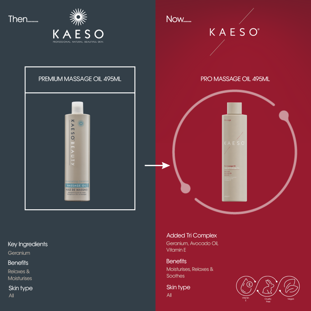 Kaeso Experience Pro Massage Oil 495ml