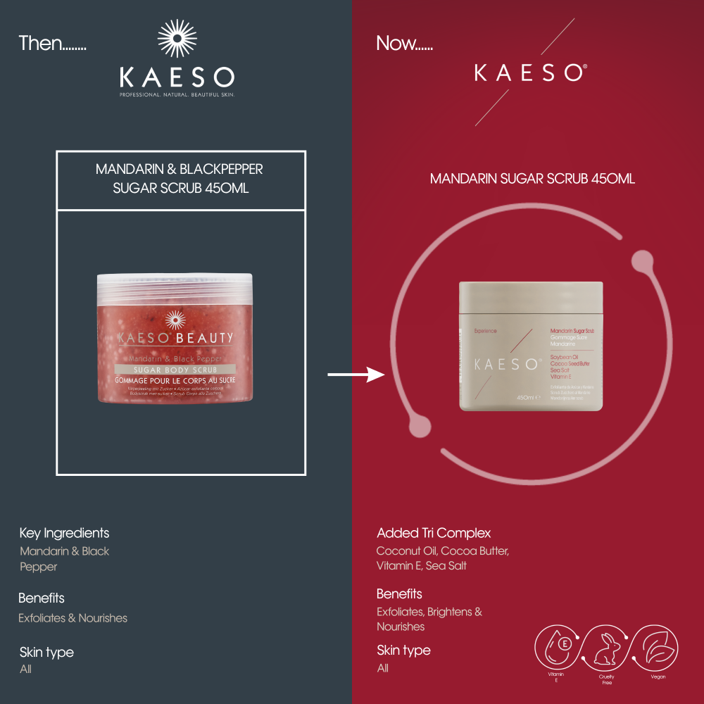 Kaeso Experience Mandarin Sugar Body Scrub 450ml