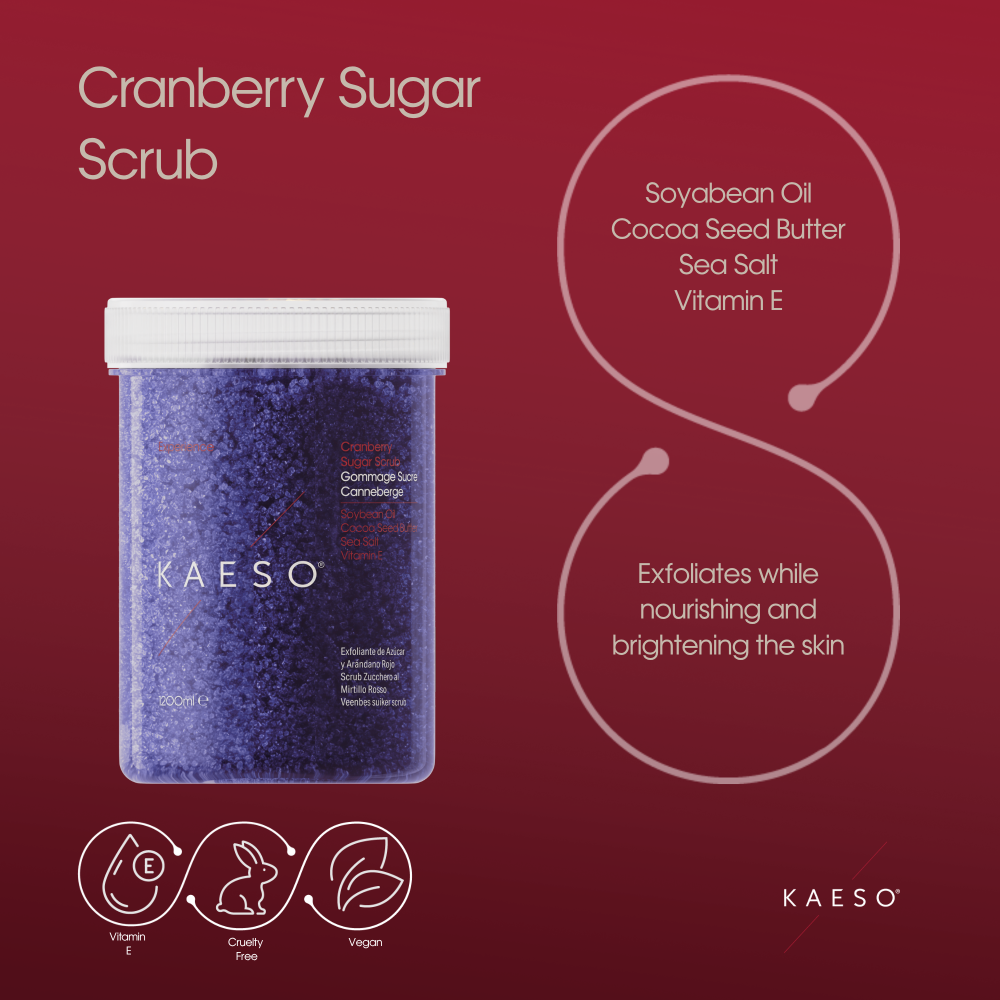 Kaeso Experience Cranberry Sugar Body Scrub 1200ml