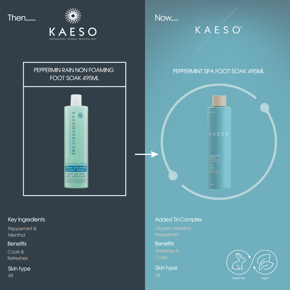 Kaeso Pedicure Peppermint Spa Soak 495ml