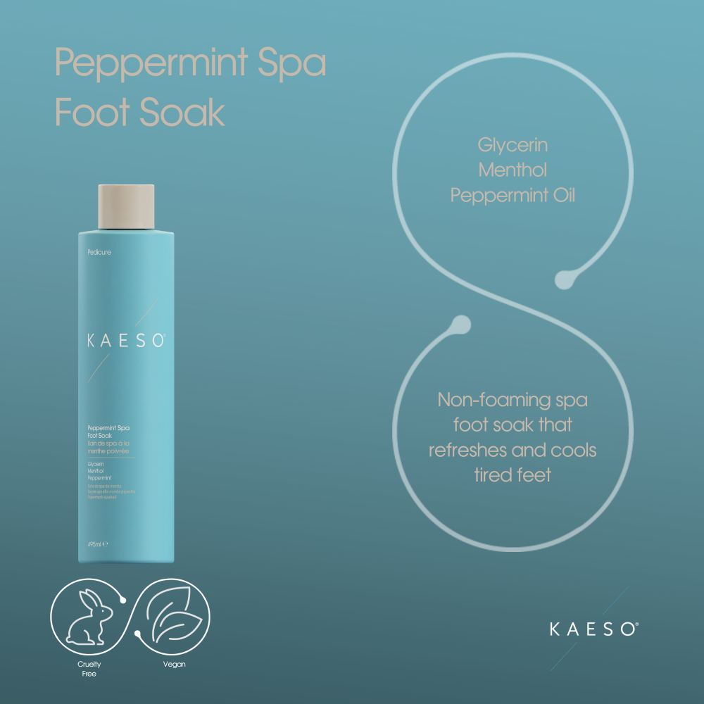 Kaeso Pedicure Peppermint Spa Soak 495ml