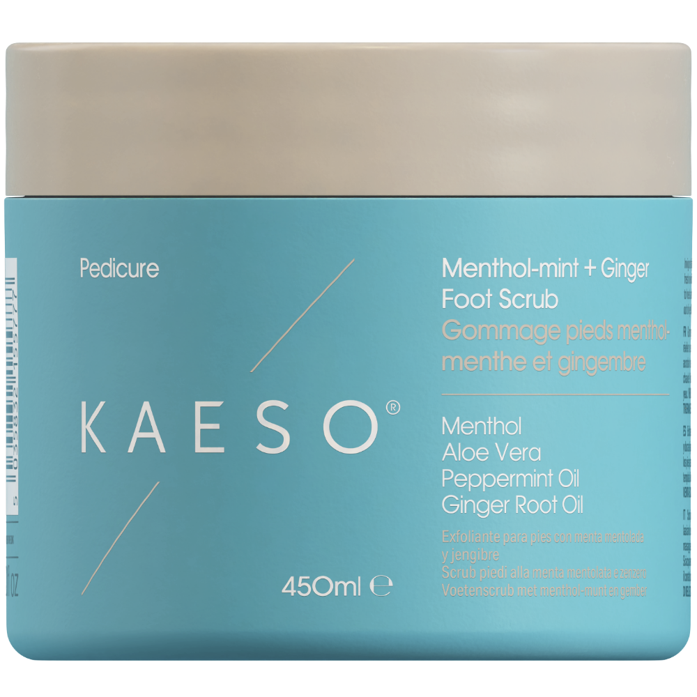 Kaeso Pedicure Menthol-Mint + Ginger Foot Scrub 450ml