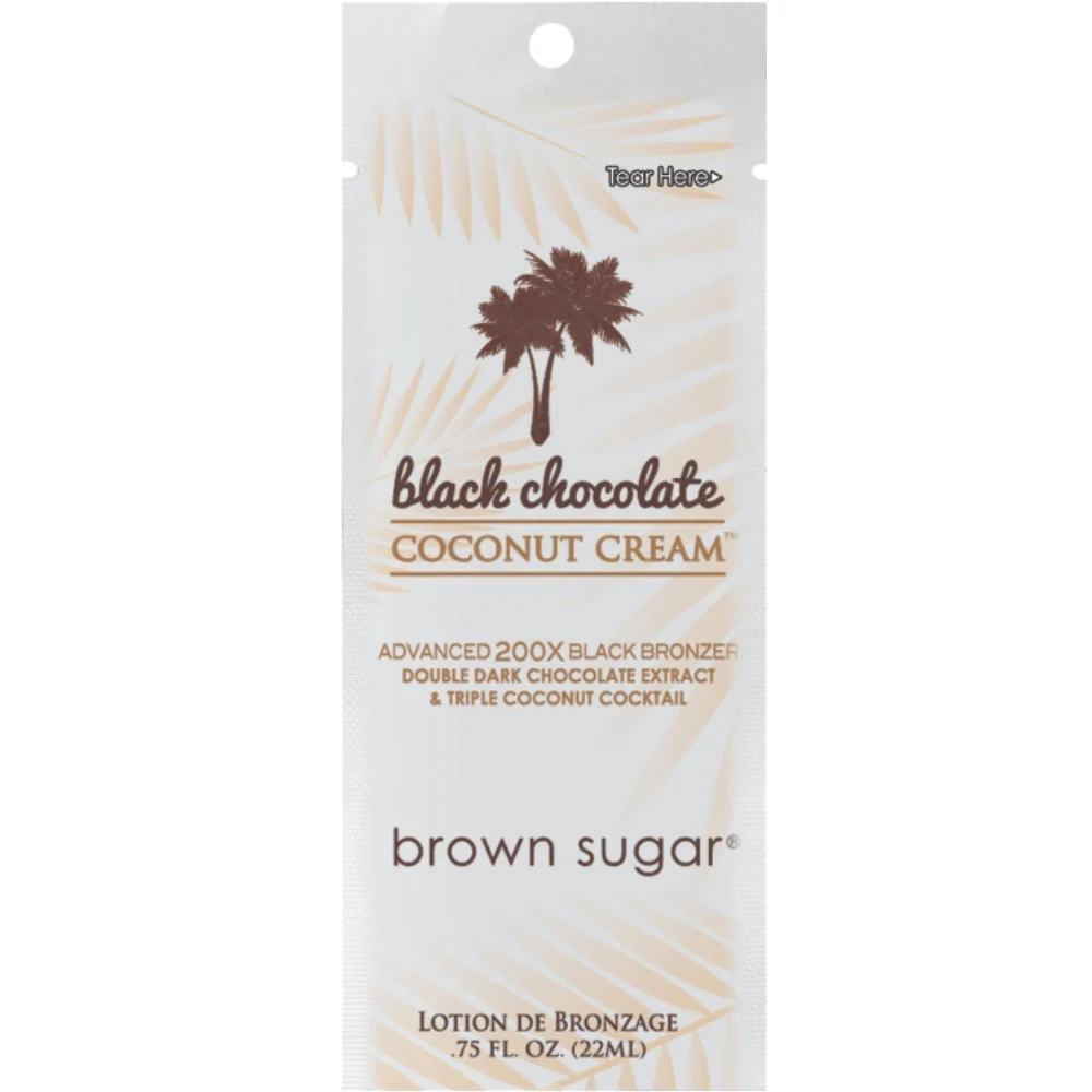 Tan Incorporated Black Chocolate Coconut Cream Black Bronzer Accelerator Lotion Sachet 22ml