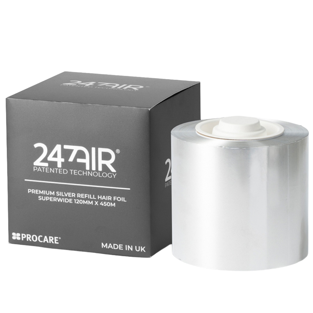 Procare Premium 247AIR Silver Hair Foil Refill Roll 120mm x 450mtr