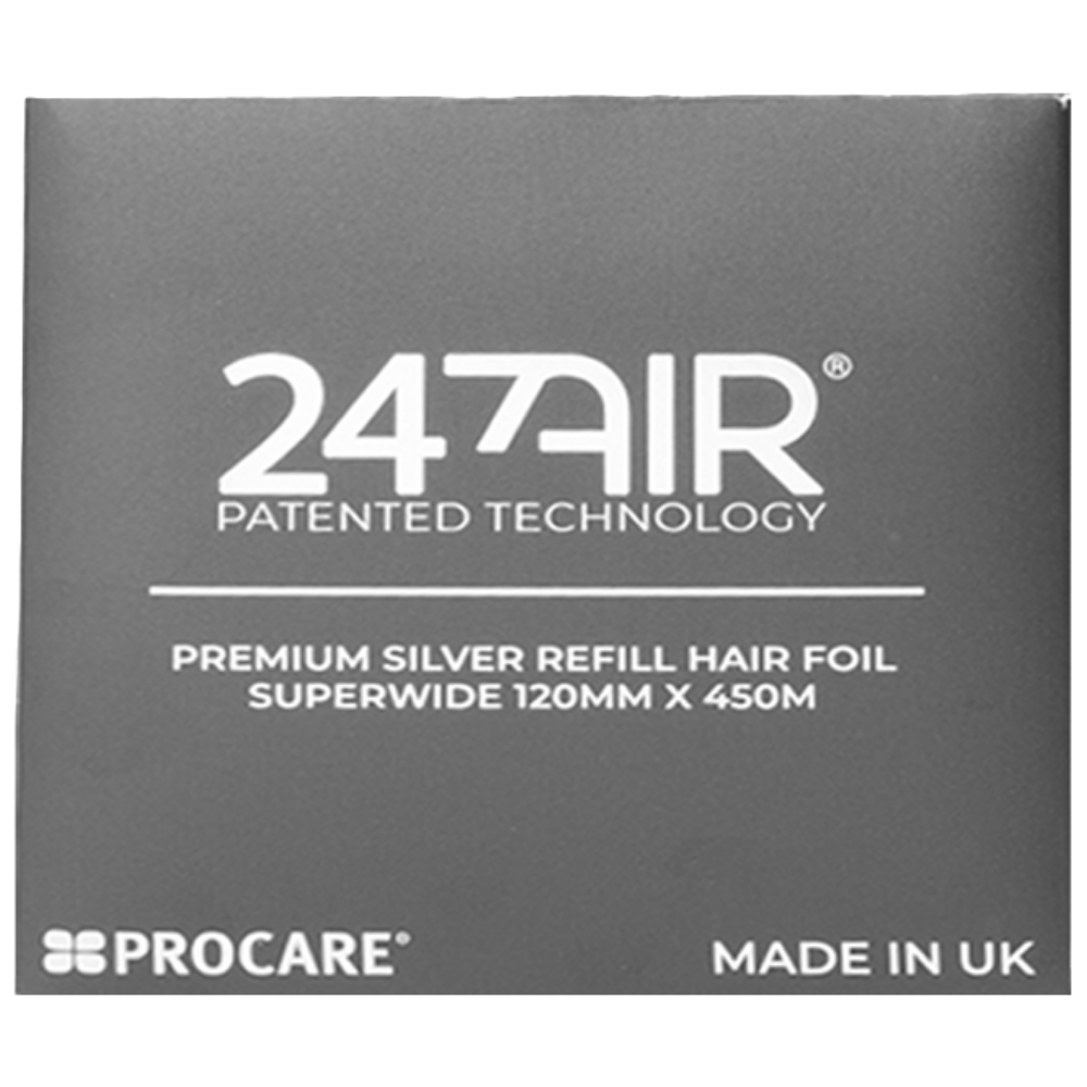 Procare Premium 247AIR Silver Hair Foil Refill Roll 120mm x 450mtr