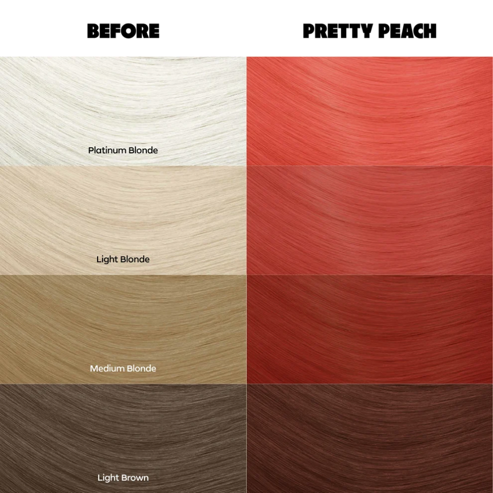 Crazy Colour Pretty Peach Hair Dye 100ml