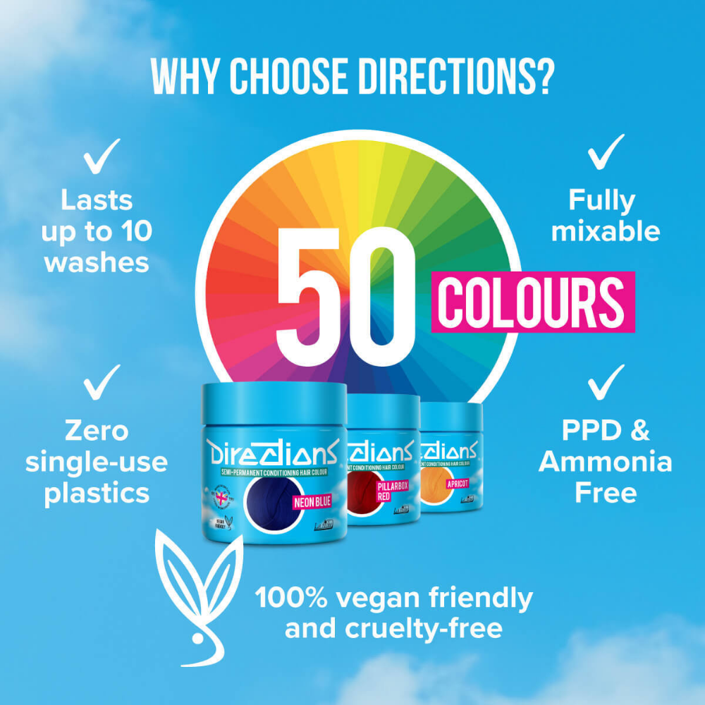 Directions Coral Crush Hair Dye 100ml