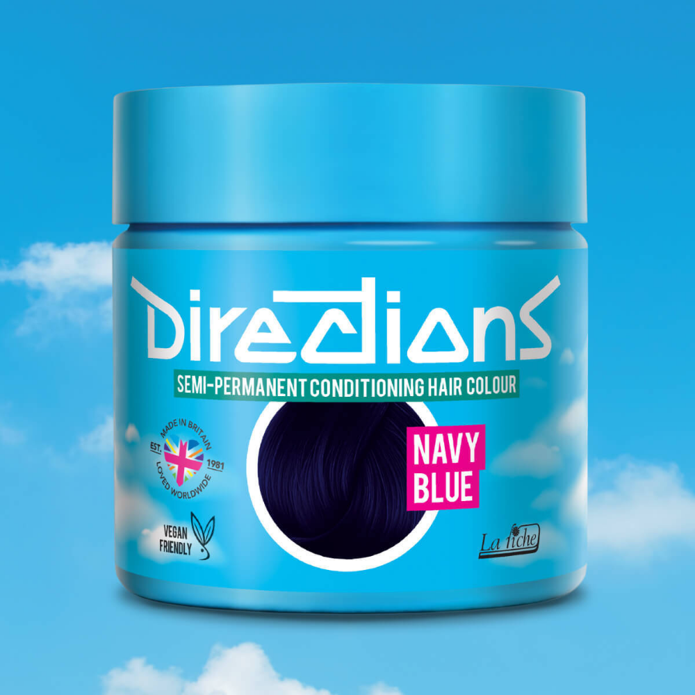 Directions Navy Blue Hair Dye 100ml