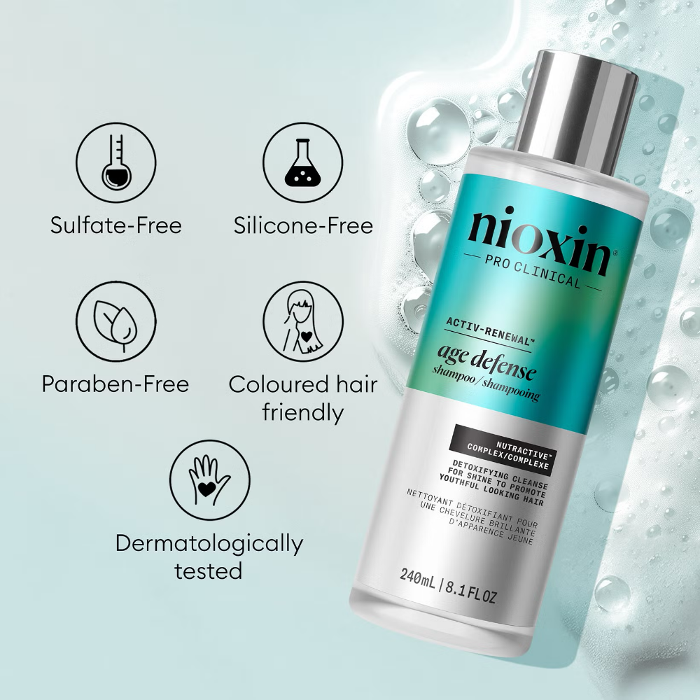 Nioxin Activ-Renewal Age Defence Shampoo 240ml