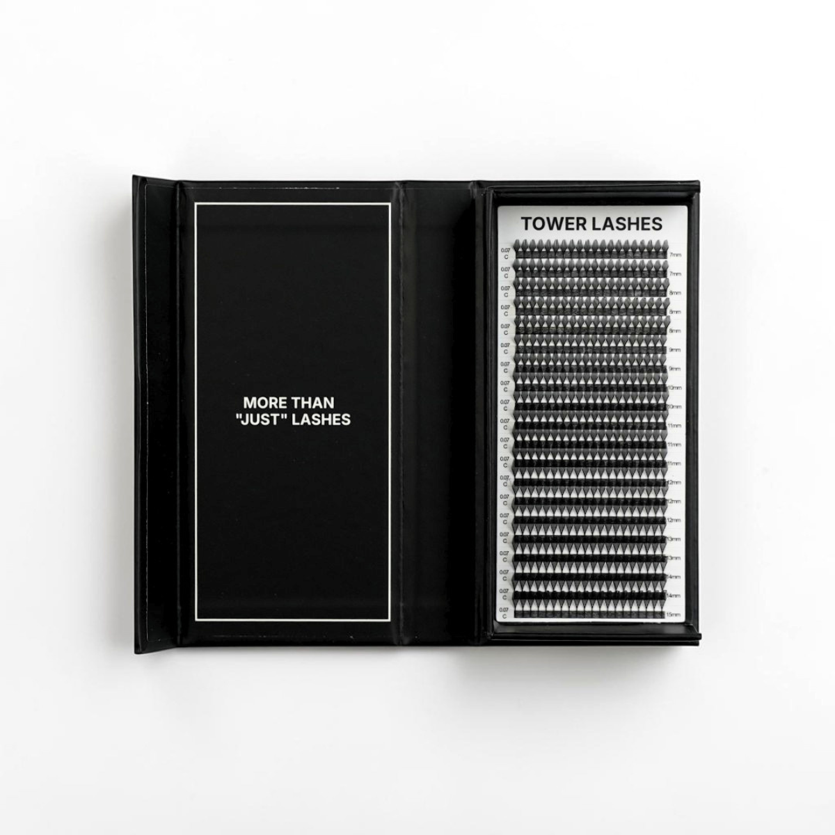 Pre-Made Tower Lash Fans – 0.07 C Curl
