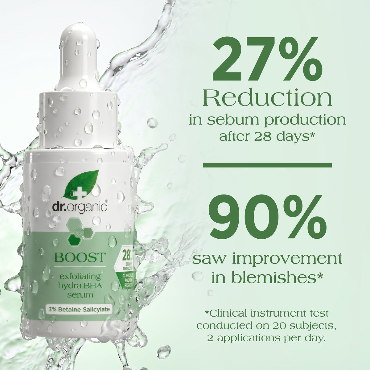 Dr. Organic Boost Exfoliating Hydra-BHA Serum 30ml