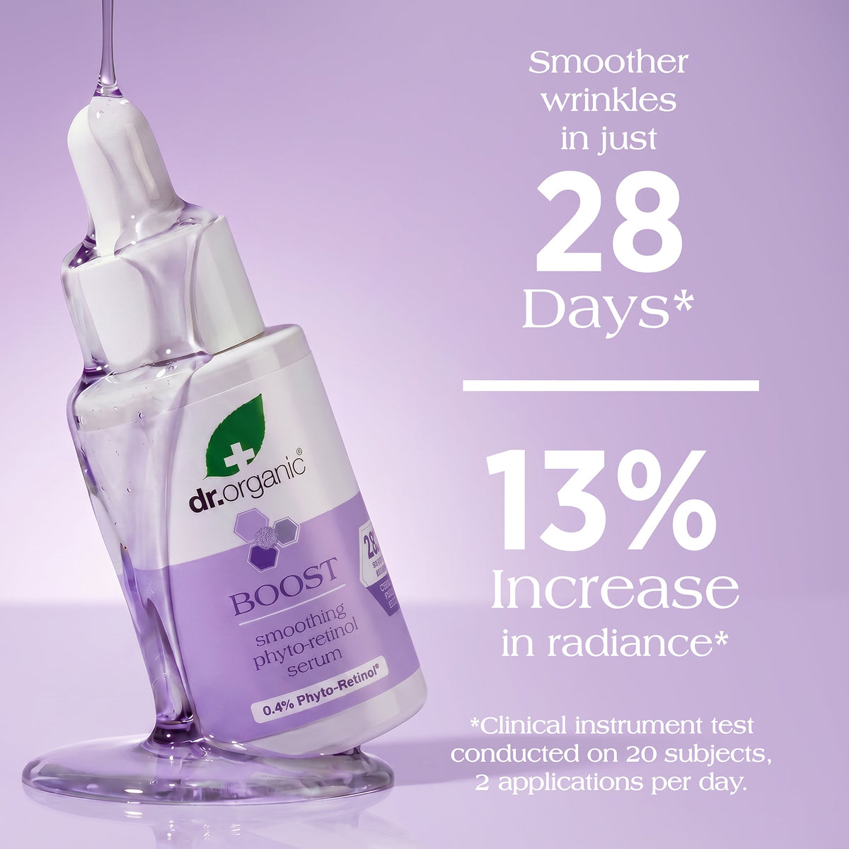 Dr. Organic Boost Smoothing Phyto-Retinol Serum 30ml