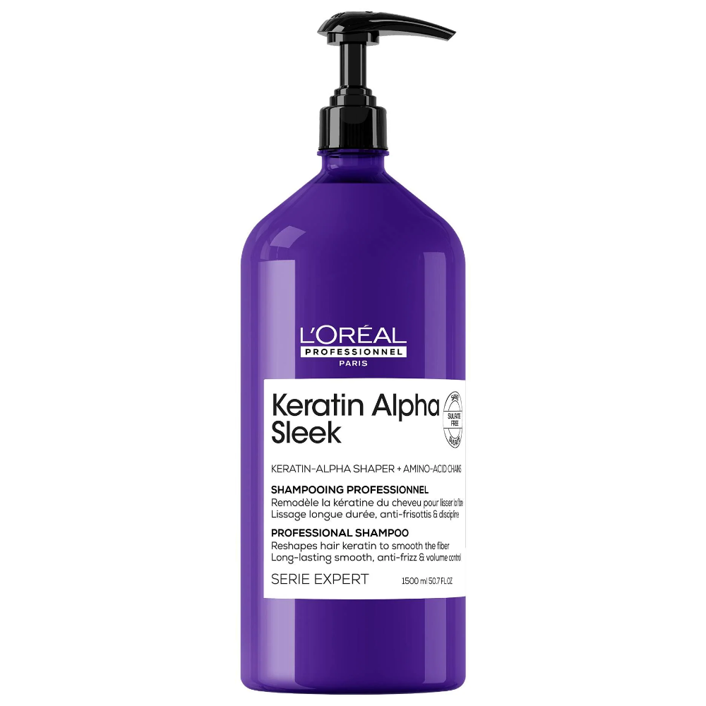 L'Oreal Professionnel Serie Expert Keratin Alpha Sleek Shampoo 1500ml