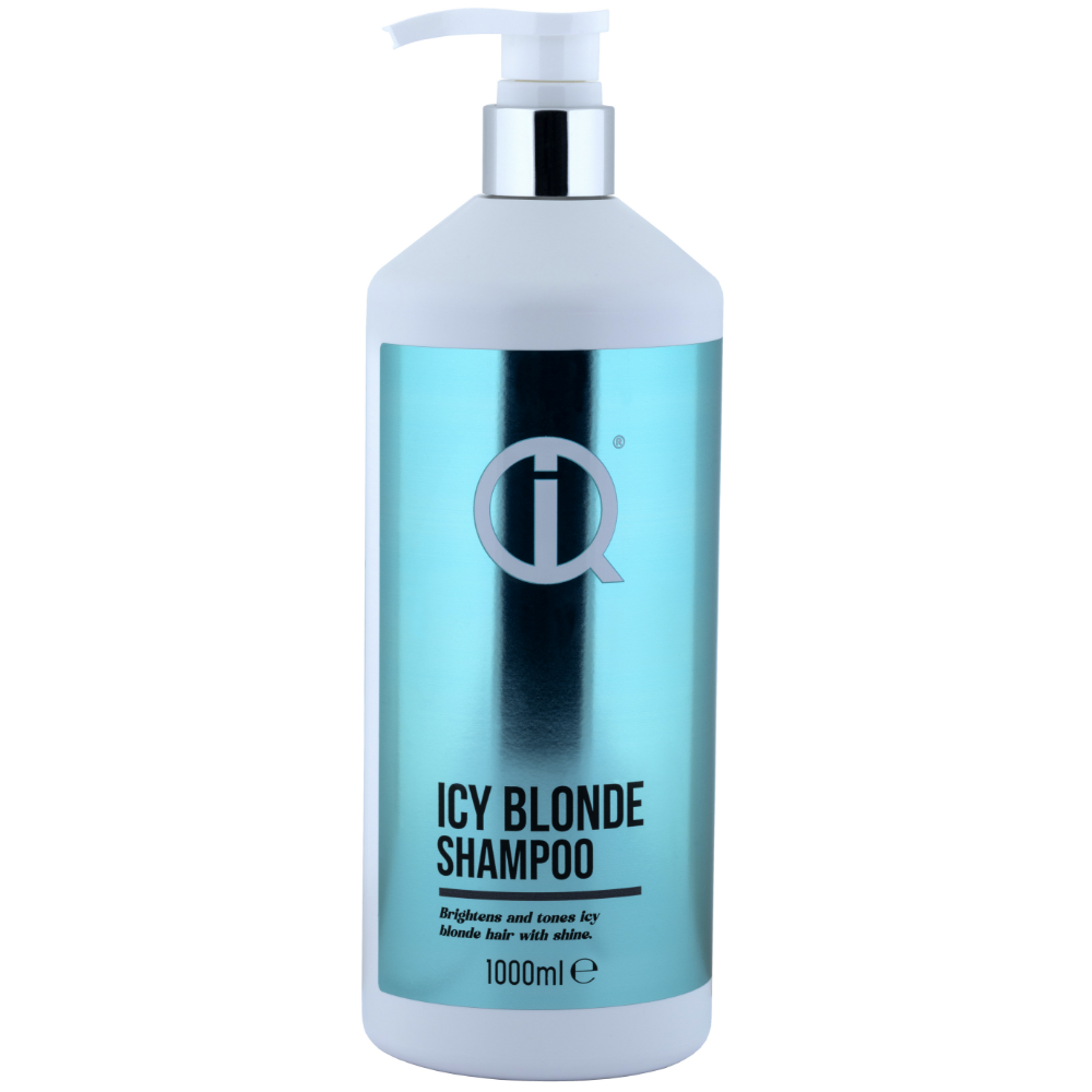 IQ Intelligent Haircare Icy Blonde Shampoo 1000ml & Mask 950ml Twin