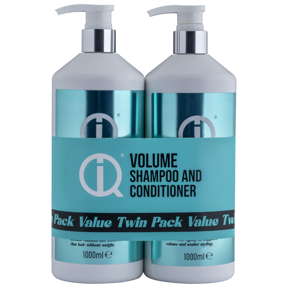 IQ Intelligent Haircare Volume Shampoo & Conditioner Twin 2 x 1000ml