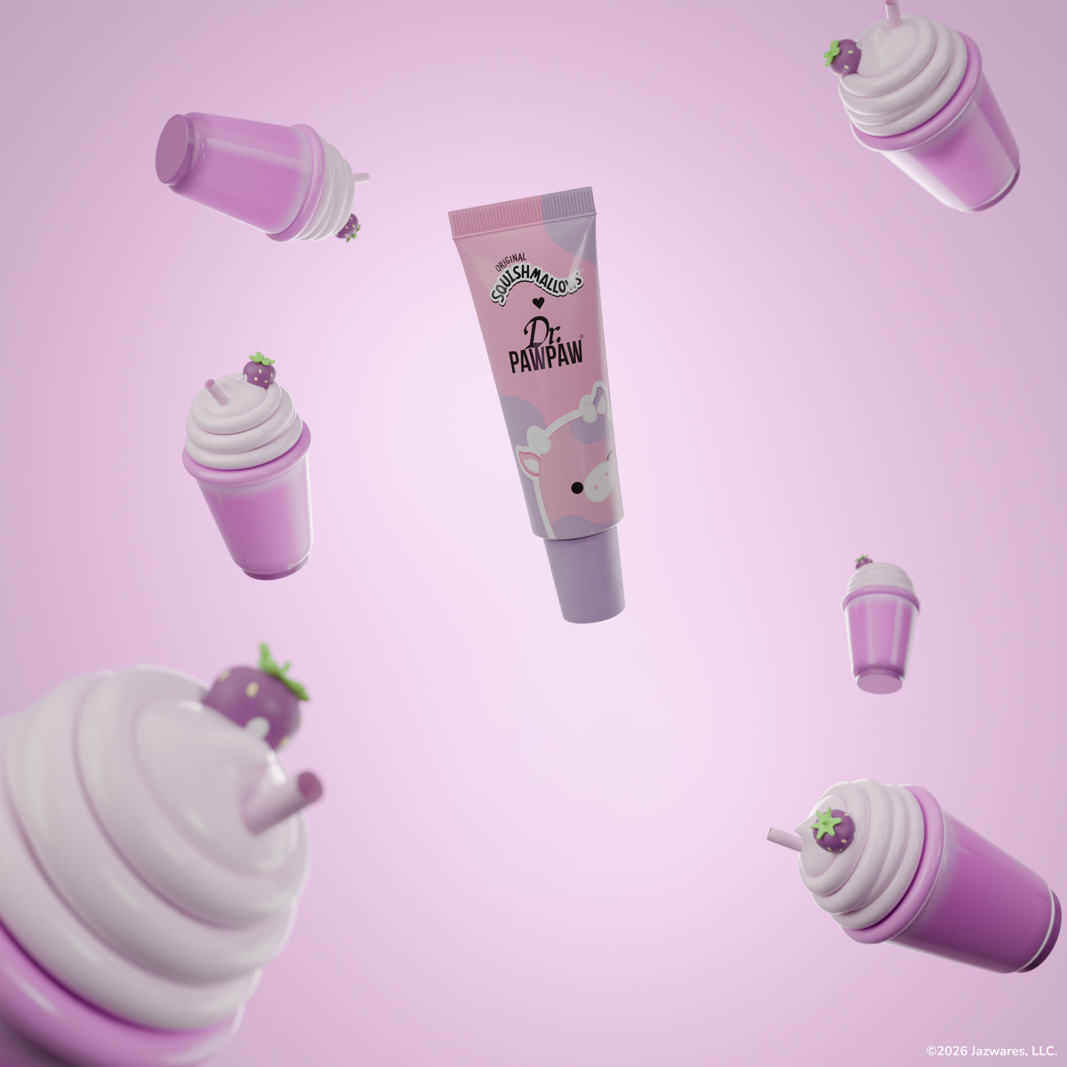 Dr. PawPaw x Squishmallows Patty Strawberry Milkshake Lip Balm 10ml
