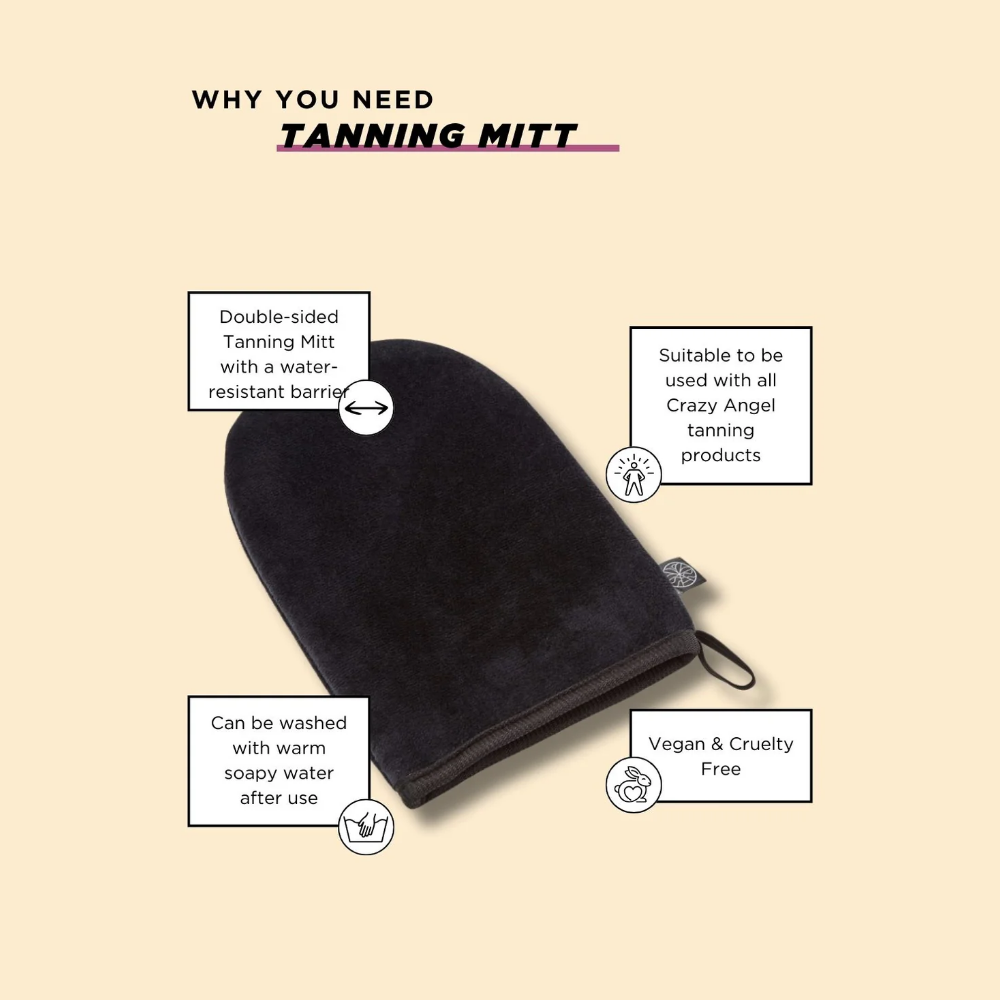 Crazy Angel Velvet Double-Sided Tanning Mitt