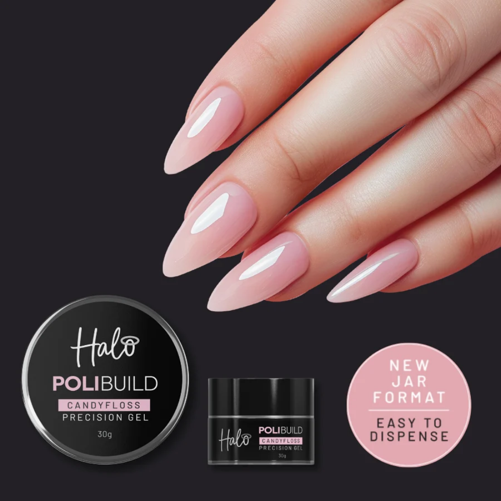 Halo PoliBuild Precision Nail Gel Clear 30g
