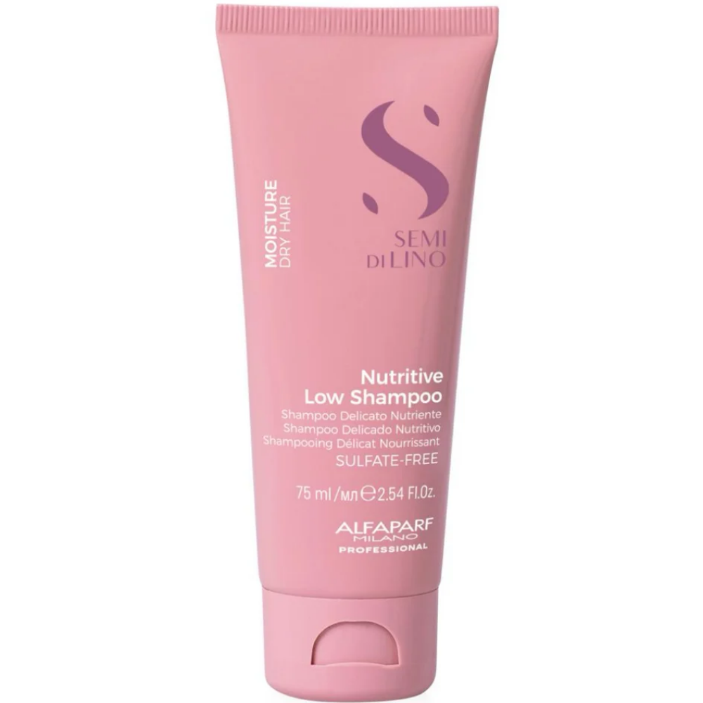 Alfaparf Milano Semi Di Lino Moisture Nutritive Shampoo 75ml & Mask 50ml Twin