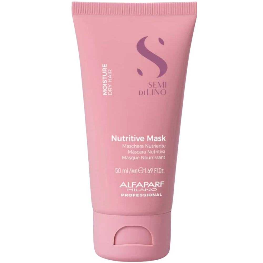 Alfaparf Milano Semi Di Lino Moisture Nutritive Shampoo 75ml & Mask 50ml Twin