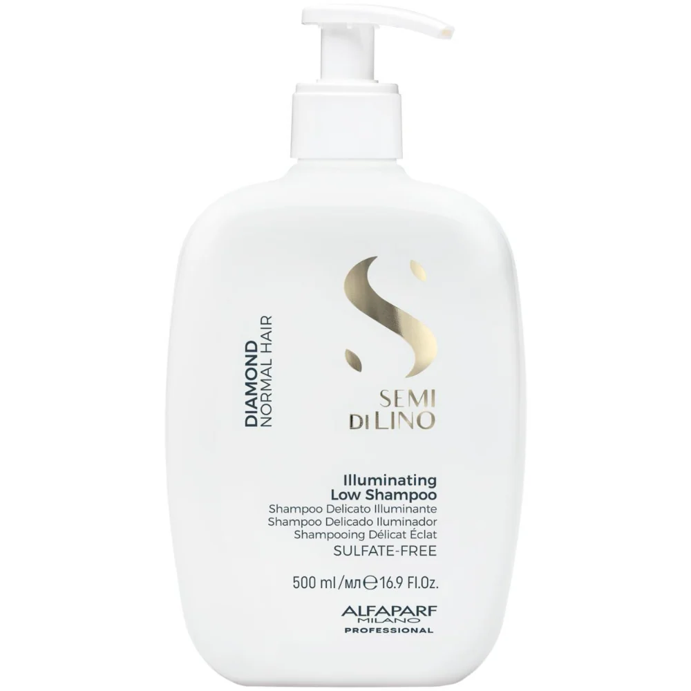 Alfaparf Milano Semi Di Lino Diamond Illuminating Shampoo 500ml & Conditioner 1000ml Twin