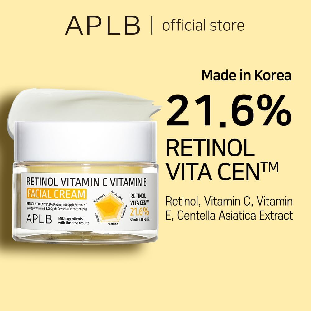 APLB Retinol Vitamin C Vitamin E Facial Cream 55ml