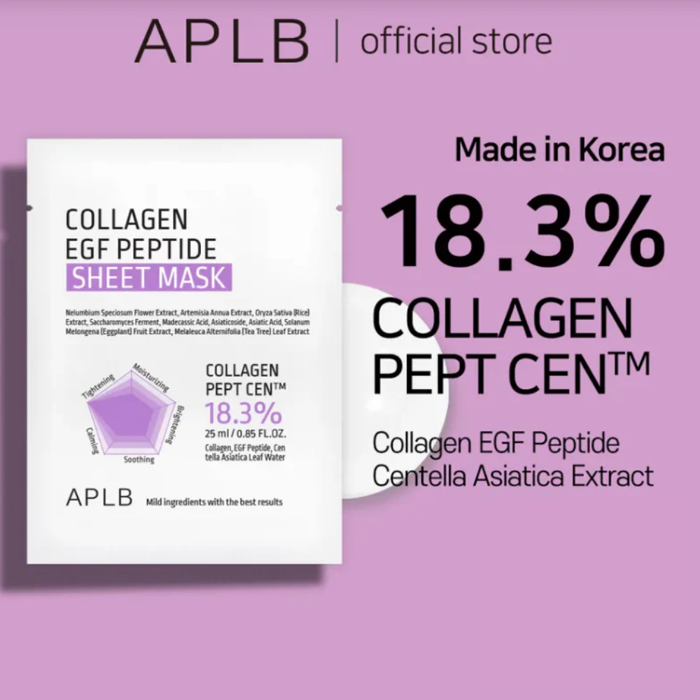 APLB Collagen EGF Peptide Sheet Mask 25ml