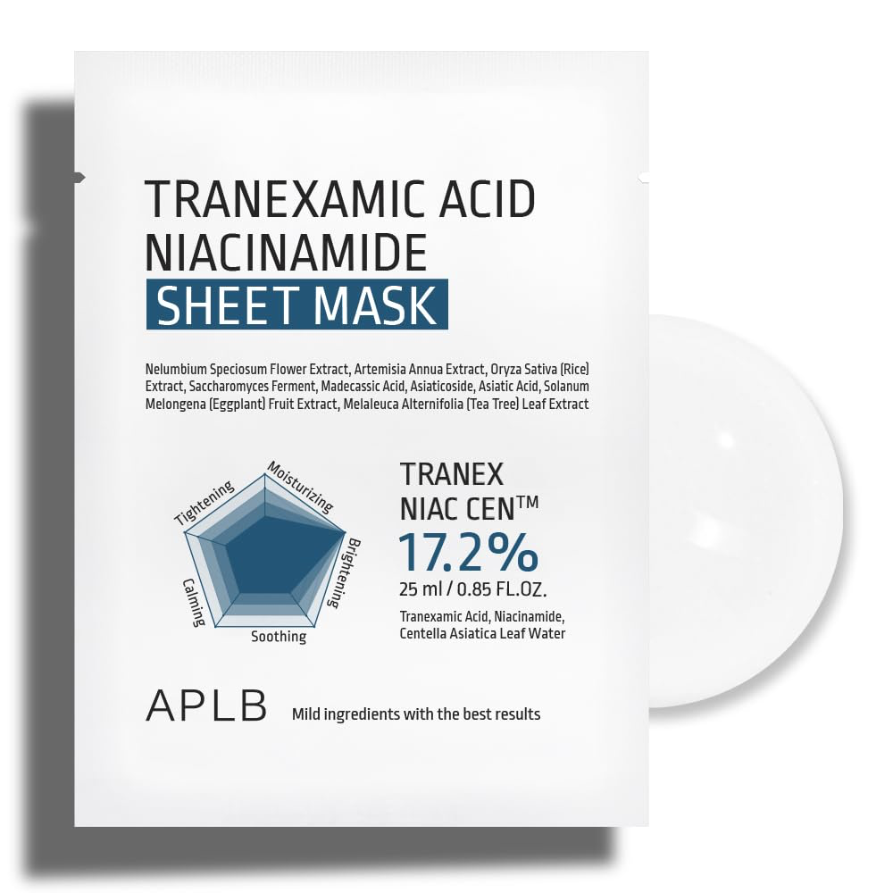 APLB Tranexamic Acid Niacinamide Sheet Mask 10 x 25ml
