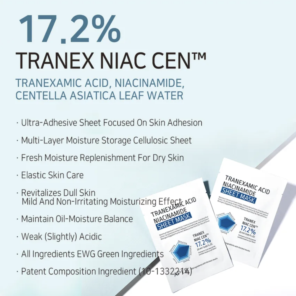 APLB Tranexamic Acid Niacinamide Sheet Mask 10 x 25ml