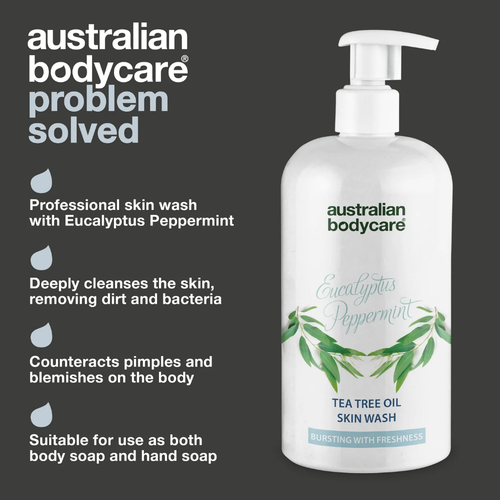 Australian Bodycare Eucalyptus Tea Tree Oil Skin Wash 500ml