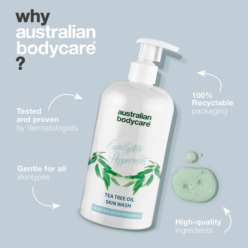 Australian Bodycare Eucalyptus Tea Tree Oil Skin Wash 500ml