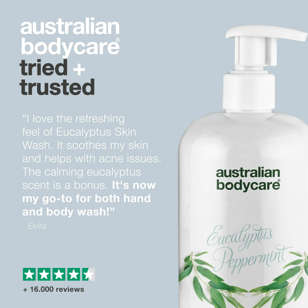 Australian Bodycare Eucalyptus Tea Tree Oil Skin Wash 500ml