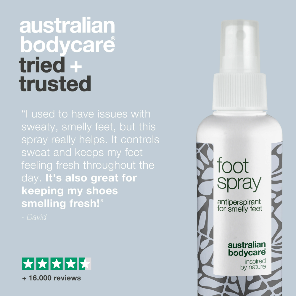 Australian Bodycare Antiperspirant Foot Spray 150ml