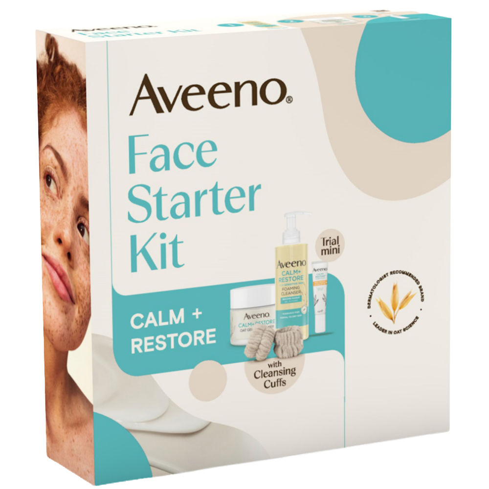 Aveeno Face Calm+ Restore Starter Kit Gift Set