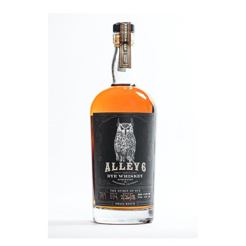 Alley 6 Small Batch Rye Whiskey